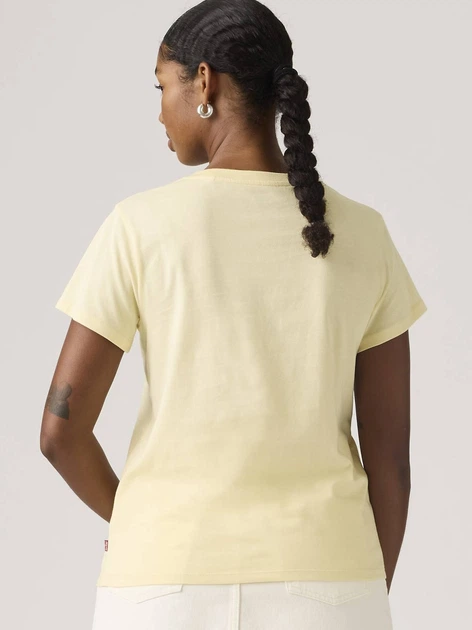 Футболка бавовняна жіноча Levi`s The Perfect Tee 17369-3398 S Світло-жовта (5401030741133) - зображення 2