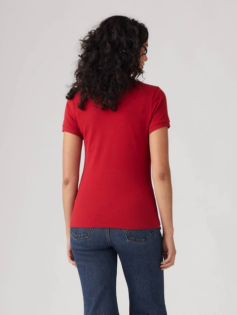 Поло жіноче Levi`s Hm Polo 52599-0083 L Червоне (5401187168845) - зображення 2