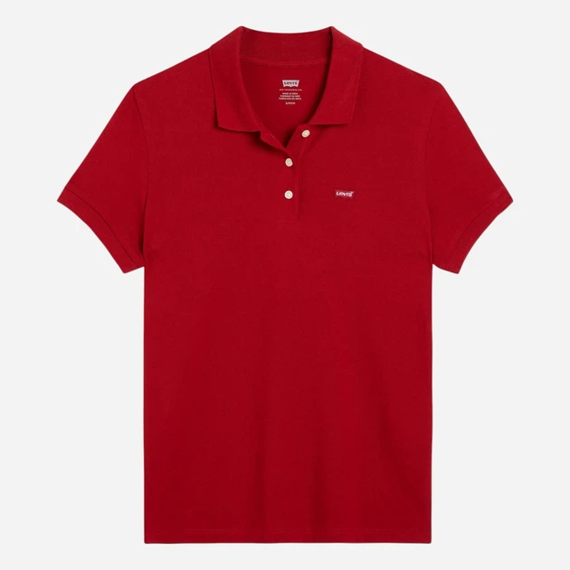 Поло жіноче Levi`s Hm Polo 52599-0083 L Червоне (5401187168845) - зображення 5