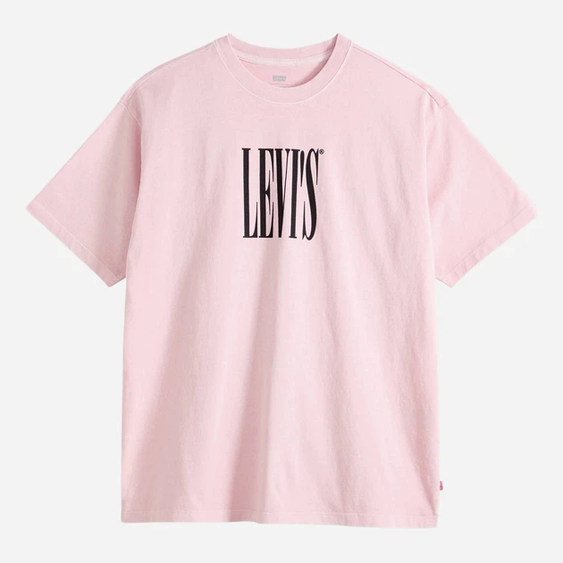 Футболка бавовняна довга чоловіча Levi`s Vintage Fit Graphic Tee 87373-0396 L Рожева (5401187840475) - зображення 5