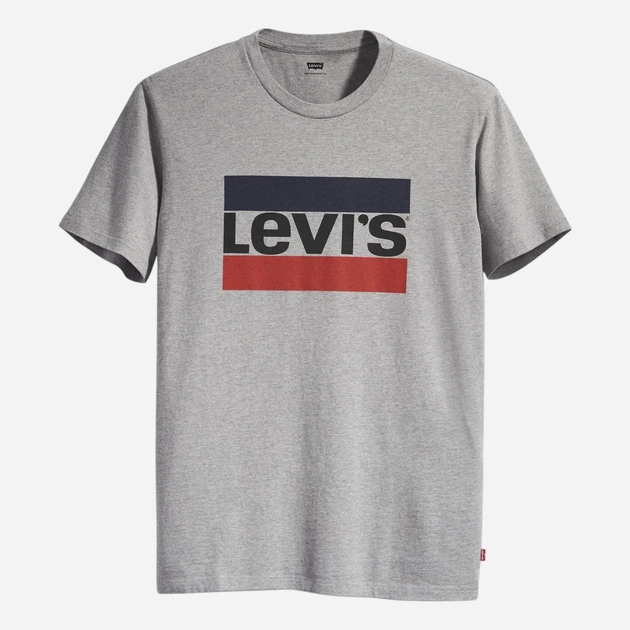 Футболка бавовняна довга чоловіча Levi`s Sportswear Logo Graphic 39636-0002 M Сіра (5400537536006) - зображення 4
