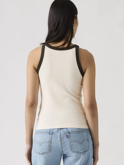 Top damski Levi`s Gr Essential Racer Tank 003QP-0010 L Beżowy (5401187795706) - obraz 2