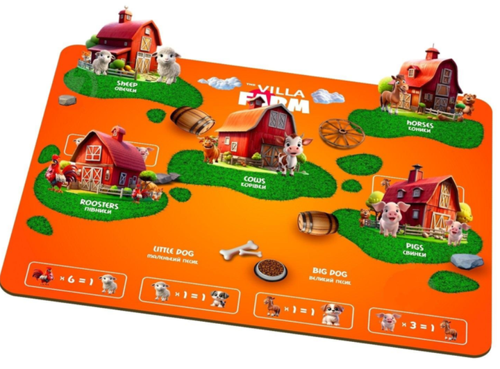 Гра настільна The Villa Farm QB701-006 qbee, ферма для дітей від 6 років, дерев'яна, українською - зображення 4