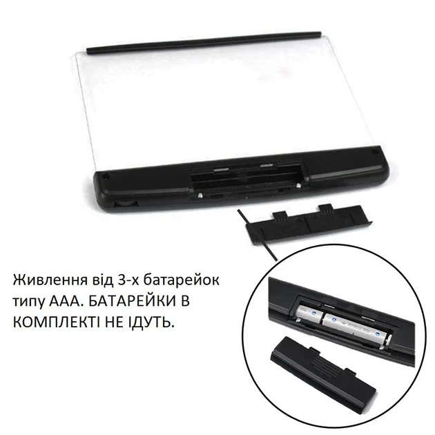 LED-подсветка для чтения книг с питанием от батареек AAA (в комплекте) - изображение 6