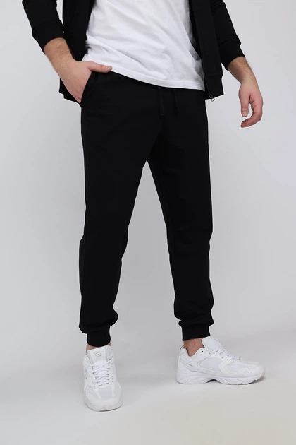 Штани спортивные мужские 3XL цвет черный YUKI ЦБ-00290674 - изображение 4