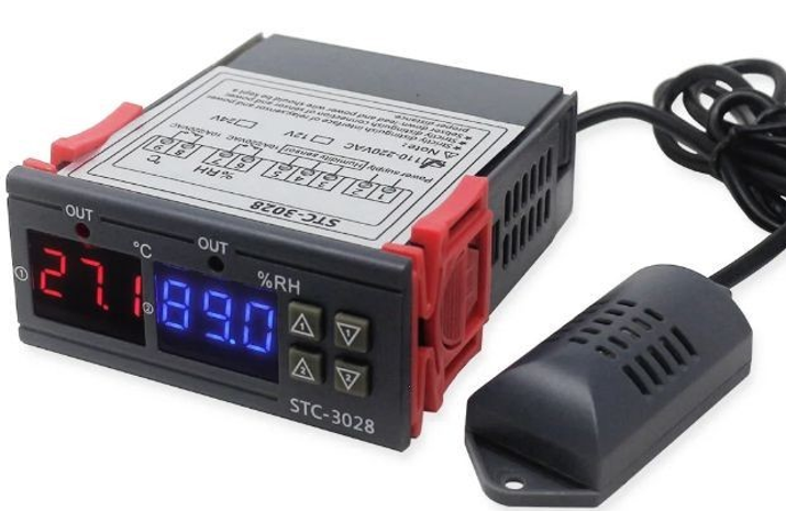 Регулятор температуры и влажности STC-3028 220В - изображение 2