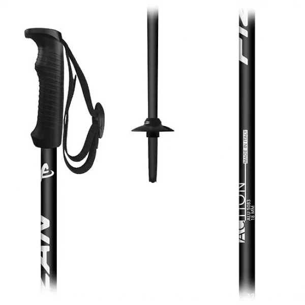 Палиці гірськолижні Fizan Action SR 2024 120 Black (1092-118354) - Фото 2 Палиці гірськолижні Fizan Action SR 2024 120 Black (1092-118354) - зображення 2