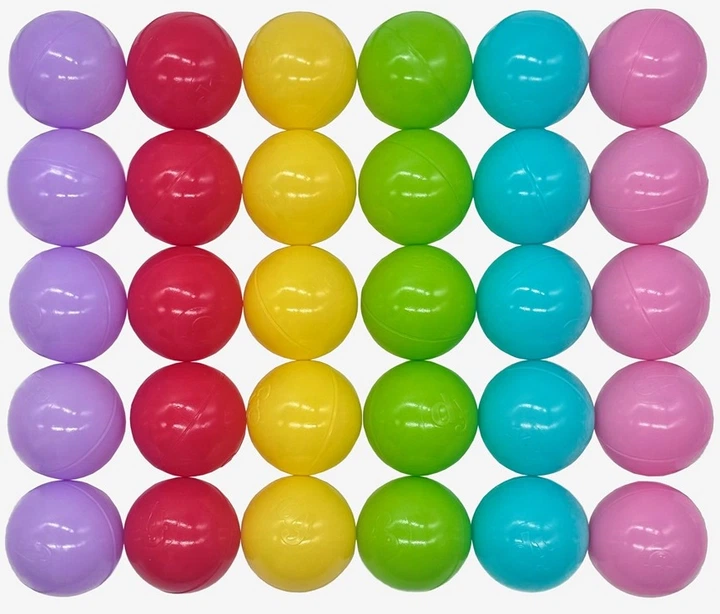 Piłki do zabawy Fisher-Price do kojca basenu kolorowe mix 5.5 cm 100 szt (6970327700614) - obraz 2