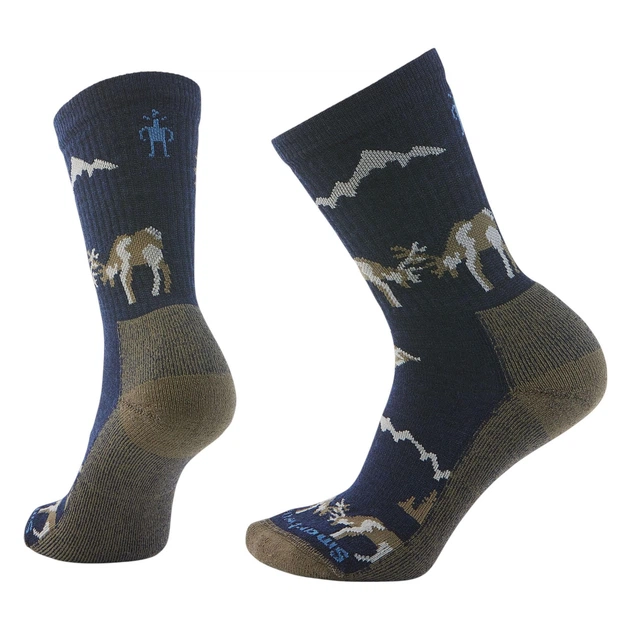 Лёгкие термоноски с шерстью мериноса Smartwool Everyday Horns Clash Crew (размер Medium, 39-41) - Фото 1 Лёгкие термоноски с шерстью мериноса Smartwool Everyday Horns Clash Crew (размер Medium, 39-41) - изображение 1