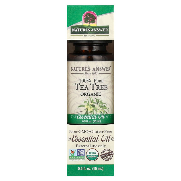 Органическое эфирное масло чайного дерева Nature's Answer "Tea Tree Organic Essential Oil" (15 мл) - изображение 2