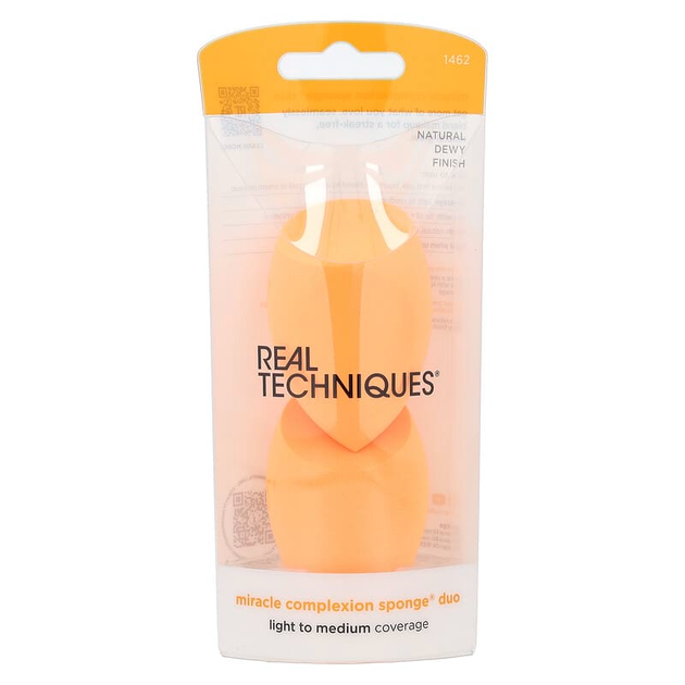 Спонжи для нанесения макияжа Real Techniques "Miracle Complexion Sponges" для лица (2 шт) - изображение 2