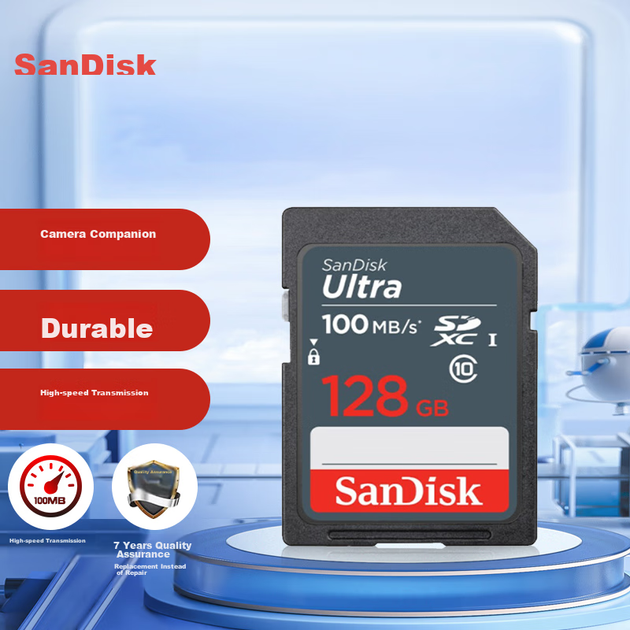 Карта памяти SanDisk Ultra SDXC 128GB UHS-I Class 10 - изображение 6