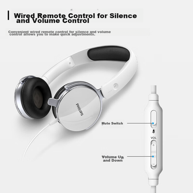 Наушники Philips SHM7110U White - изображение 6