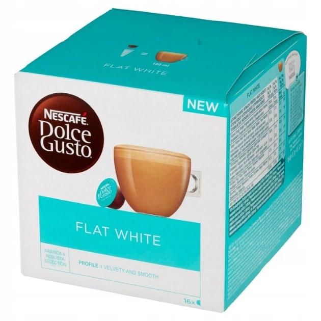 Набір 6 штук капсул для кавомашини Nescafe Dolce Gusto Flat White 6x16шт - изображение 3