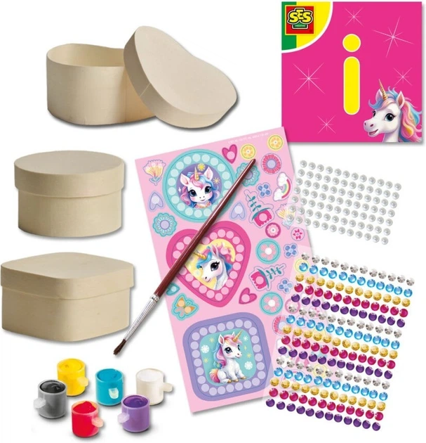 Набір для творчості Ses Creative Єдиноріг діамантовий 14138 (8710341141387) - зображення 5