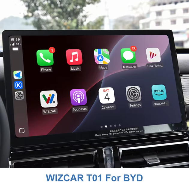 Адаптер WIZCAR E01 — Apple CarPlay та Android Auto для автомобілів BYD і Zeekr - зображення 4
