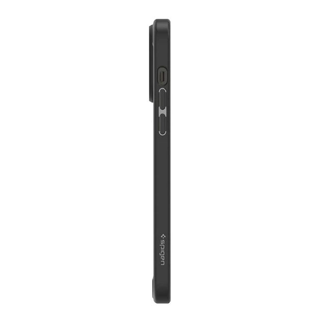 Прозрачный чехол накладка Spigen Ultra Hybrid Magsafe для Apple iPhone 13 Pro панель-накладка для телефона айфон 13 про магнит зарядка Black - изображение 3