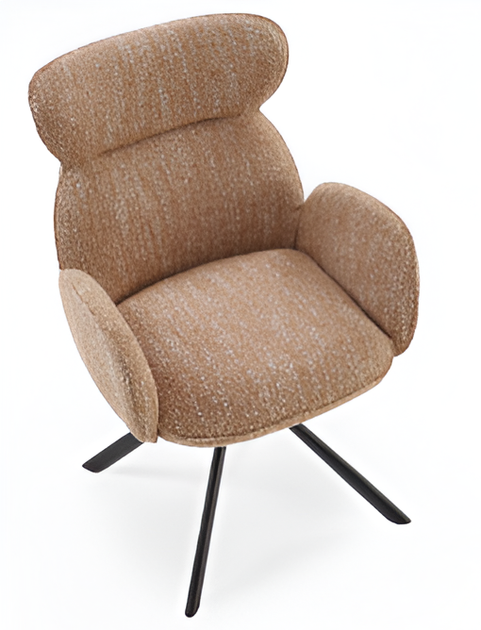 Krzesło Halmar K571 cynamonowe (5905248135666) - obraz 4