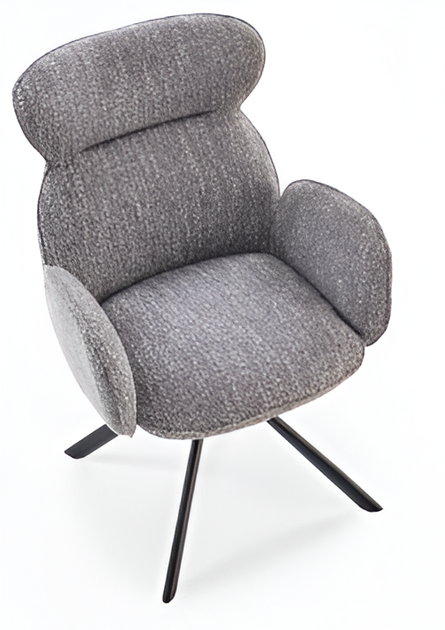 Krzesło Halmar K571 popielate (5905248135673) - obraz 3