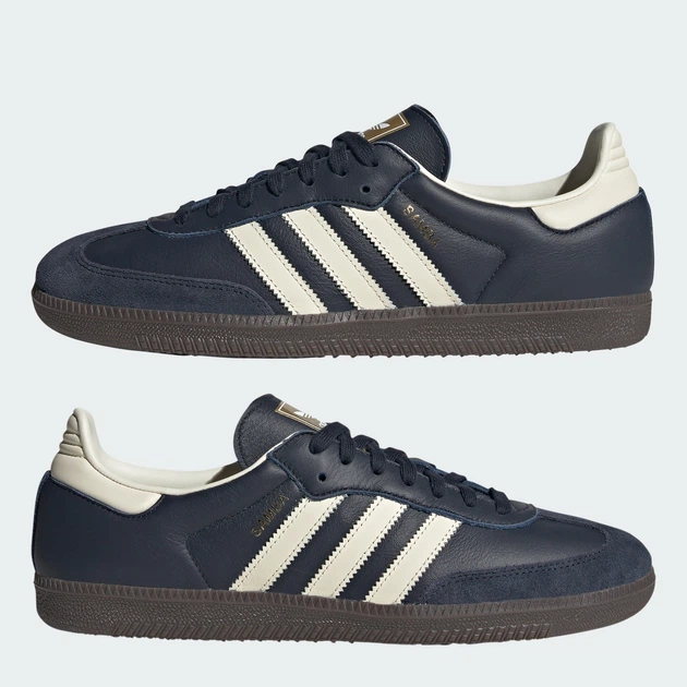 Мужские кеды кожаные низкие Adidas Samba Og ID2056 41.5 (7.5UK) 26 см Night Navy (4066755691500) - Фото 6 Мужские кеды кожаные низкие Adidas Samba Og ID2056 41.5 (7.5UK) 26 см Night Navy (4066755691500) - изображение 6