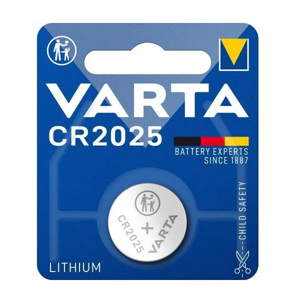 Батарейка Varta Lithium CR2025 BL 1шт - Фото 1 Батарейка Varta Lithium CR2025 BL 1шт - изображение 1