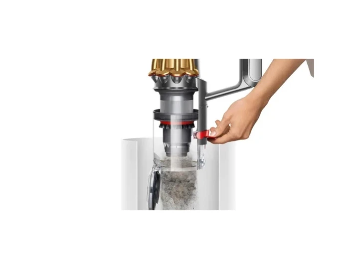 Вертикальний + ручний пилосос (2в1) Dyson V12s Detect Slim Submarine Yellow/Nickel (485350-01) - изображение 3