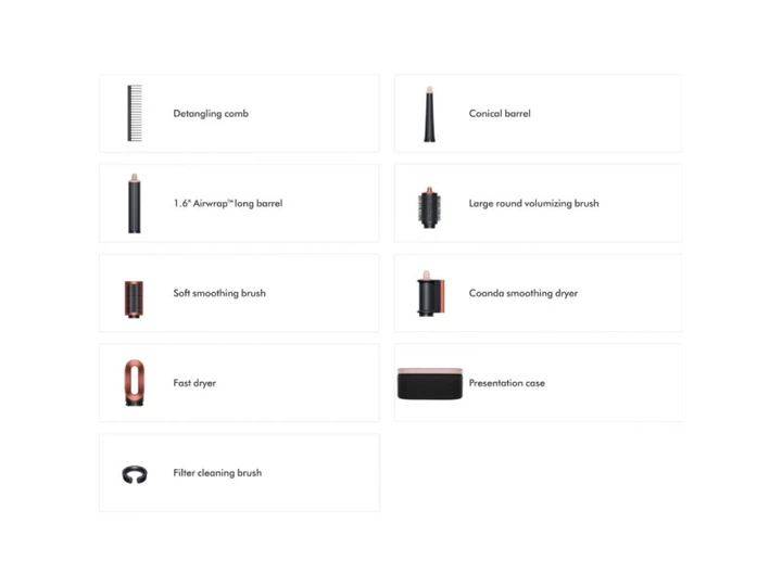 Мультистайлер Dyson Airwrap id Multi-Styler та Dryer Straight to Wavy - Strawberry Bronze/Blush Pink (560767-01) - зображення 4
