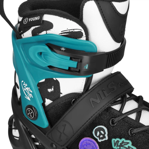 Ролики Nils Extreme Vibe NA2053A XS 29-32 Бірюзові (5908261686603) - зображення 5
