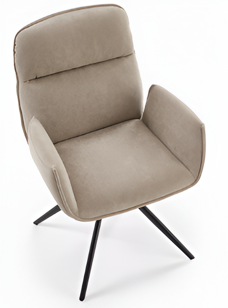 Krzesło Halmar K574 ciemno beżowe (5905248134935) - obraz 3