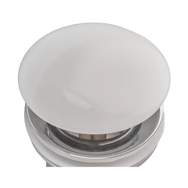 Донный клапан для раковины Koer PW-07-11 1 1/4'' с переливом автоматический СLICK-СLACK (Белая рулям.н - Фото 6 Донный клапан для раковины Koer PW-07-11 1 1/4'' с переливом автоматический СLICK-СLACK (Белая рулям.н - изображение 6
