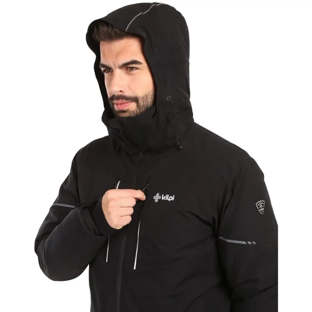 Мужская лыжная куртка Kilpi Tonnsi-M Black XXL (100084433) - изображение 7