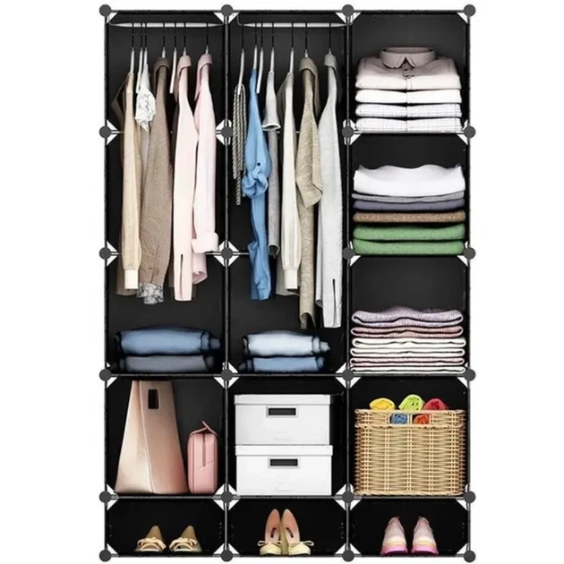 Пластиковый шкаф Storage Cube Cabinet МР 312-62А на 15 ячеек для одежды - Фото 6 Пластиковый шкаф Storage Cube Cabinet МР 312-62А на 15 ячеек для одежды - изображение 6