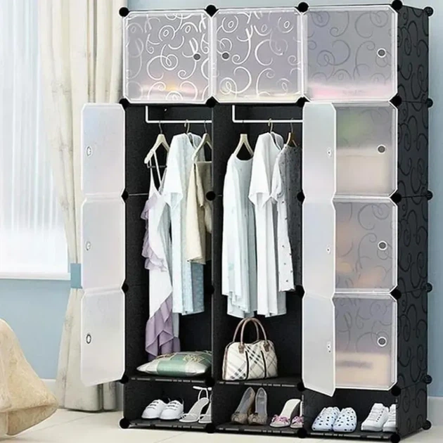 Пластиковый шкаф Storage Cube Cabinet МР 312-62А на 15 ячеек для одежды - Фото 7 Пластиковый шкаф Storage Cube Cabinet МР 312-62А на 15 ячеек для одежды - изображение 7