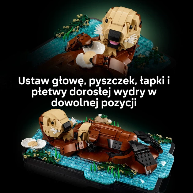 Конструктор LEGO Ideas Пливучі морські видри 1234 деталі (21366) - зображення 5