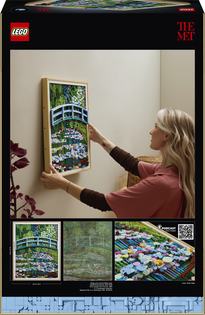 Zestaw klocków LEGO Art Claude Monet — Most nad stawem z liliami wodnymi 3179 elementów (31220) - obraz 9