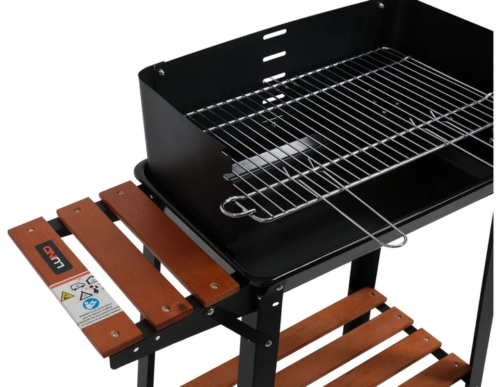 Grill węglowy Lund 99907 z rusztem bocznym 48 x 26.5 cm (5906083093265) - obraz 5