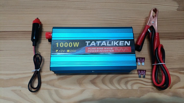 Перетворювач / Інвертор напруги TATALIKEN 12/220 В чистий синус 1000 Вт - зображення 4