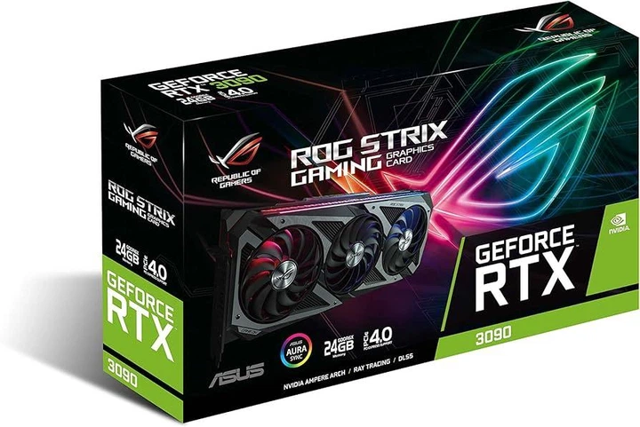 Відеокарта Б/В GeForce RTX 3090 24GB Asus ROG Strix OC (ROG-STRIX