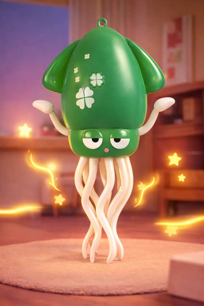 Игрушка Танцующий кальмар Dancing Squid — интерактивная музыкальная игрушка с подсветкой и объездом препятстви Зеленный - Фото 1 Игрушка Танцующий кальмар Dancing Squid — интерактивная музыкальная игрушка с подсветкой и объездом препятстви Зеленный - изображение 1