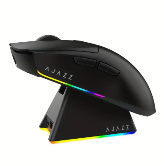 Ігрова бездротова мишка ajazz aj139 v2 ms чорного кольору - изображение 2