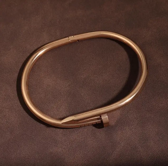 Браслет в стиле Cartier гвоздь (Rose-Gold) - Фото 1 Браслет в стиле Cartier гвоздь (Rose-Gold) - изображение 1
