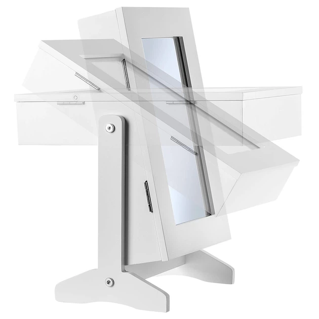 Туалетний столик Kadax Trullo дзеркало та шафа для прикрас K2914 PHO5775 Білий (5903699419298) - зображення 3