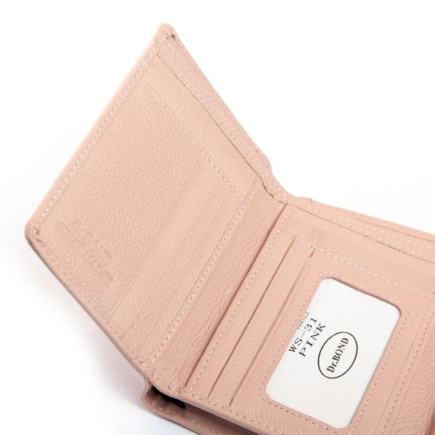 Женский кожаный кошелек Dr. Bond WS-31 pink - изображение 3