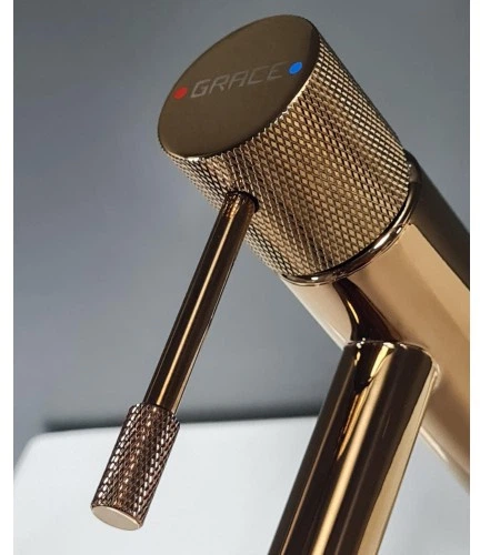 Смеситель для раковины Grace Aria-101 Gold Red - изображение 4