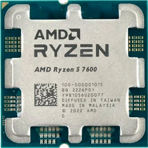 AMD Ryzen 5 6C/12T 7600 (3.8/5.1GHz Boost,38MB,65W,AM5,Wraith Stealth cooler) box - Фото 4 AMD Ryzen 5 6C/12T 7600 (3.8/5.1GHz Boost,38MB,65W,AM5,Wraith Stealth cooler) box - изображение 4