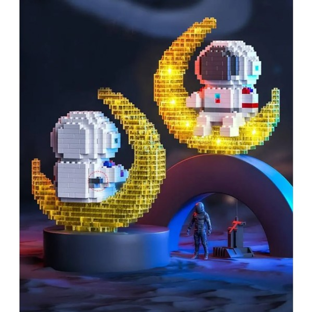 Мини-конструктор "Астронавт" с LED подсветкой - Фото 3 Мини-конструктор "Астронавт" с LED подсветкой - изображение 3
