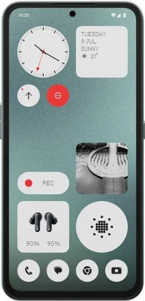 Smartfon Nothing CMF Phone 1 8/128GB Light Green (6974434223004) - obraz 2