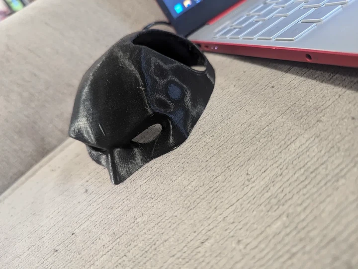 Маска Навушник Bat Cat Mask Batman Чорний 10 См 3Д Друк - зображення 2