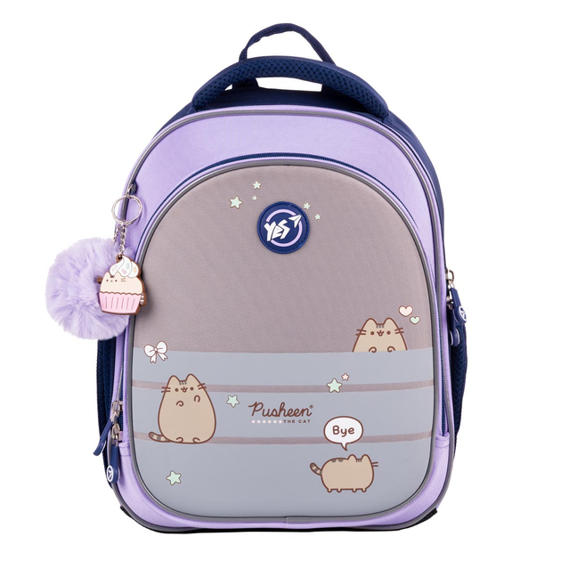 Рюкзак шкільний ортопедичний Yes S-109 Pusheen Playful 559880 (бузковий) - зображення 3