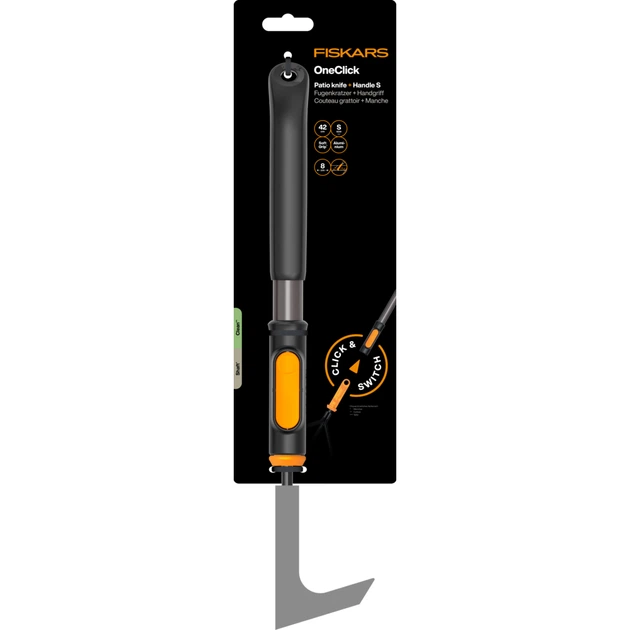 Очищувач щілин Fiskars OneClick 8 см + ручка 29 см (1080721) - зображення 3